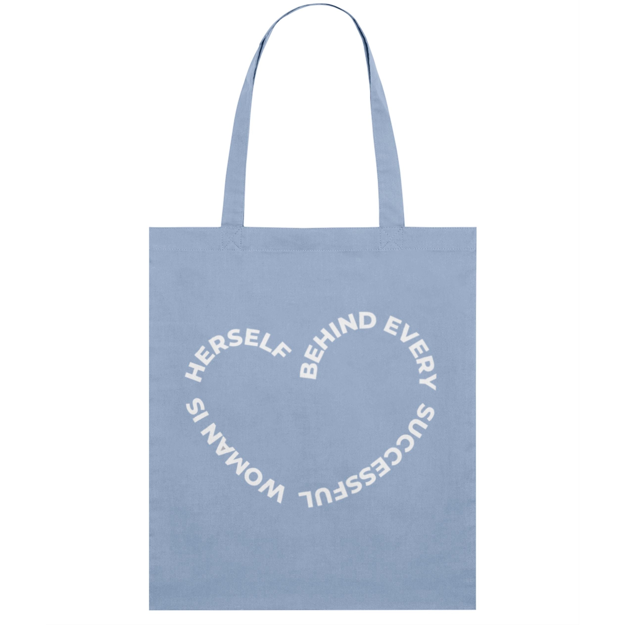 Behind every successful woman is herself tote bag
