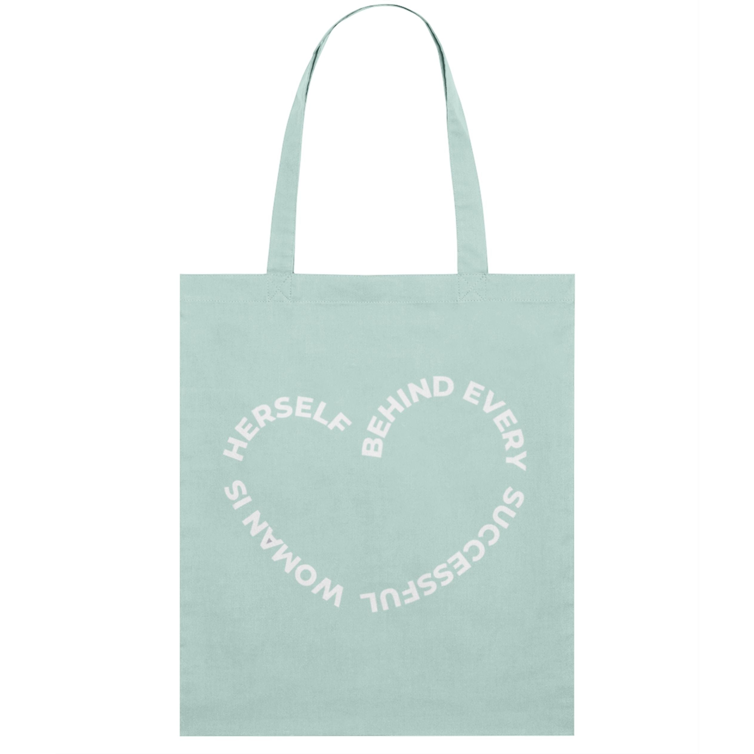 Behind every successful woman is herself tote bag