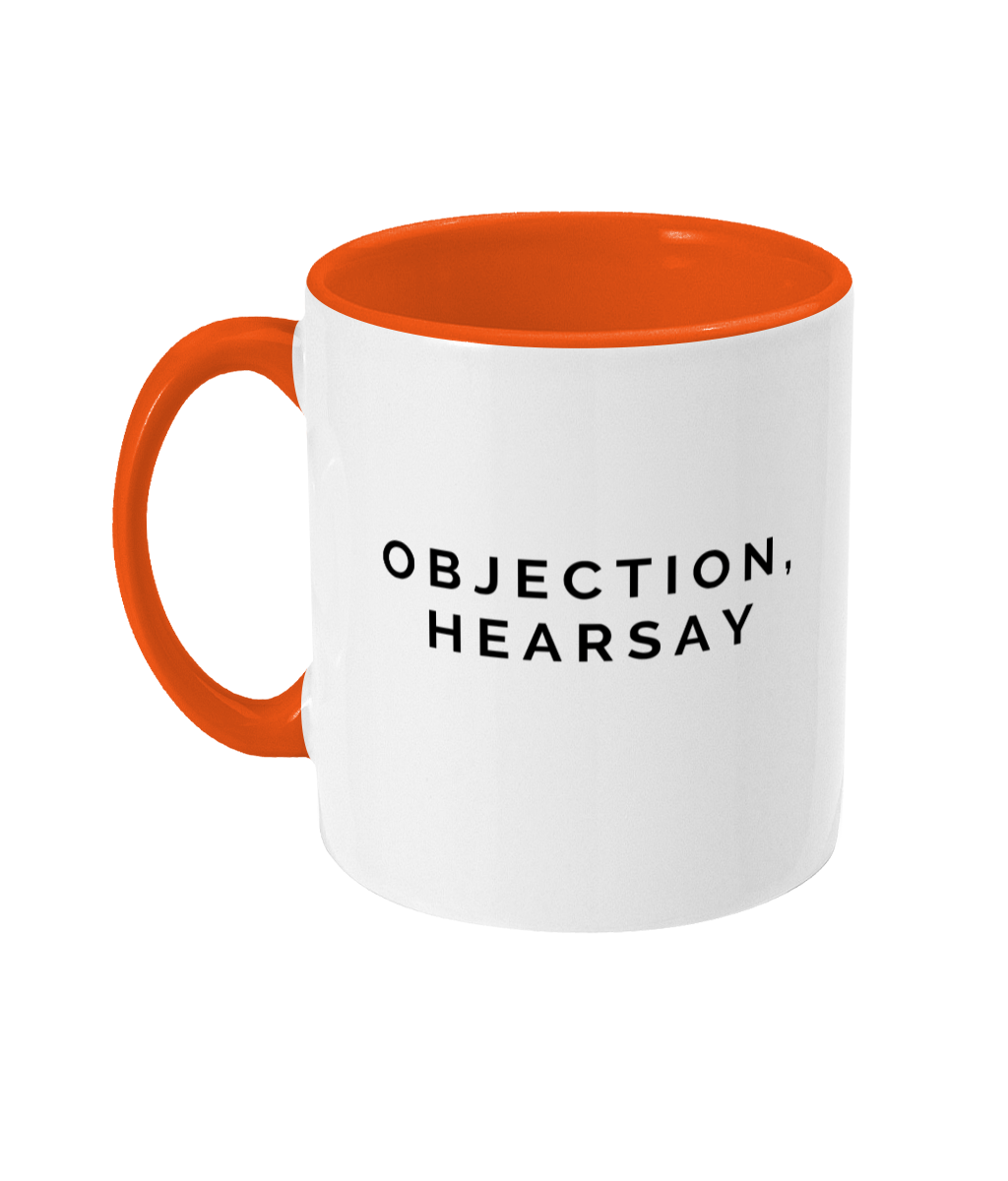 Objection, hearsay Jonny Depp, Amber Heard mug